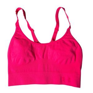 Under Armour Neon Pink Seamless Sports Bra XS